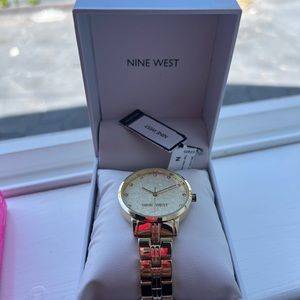 Nine west gold watch